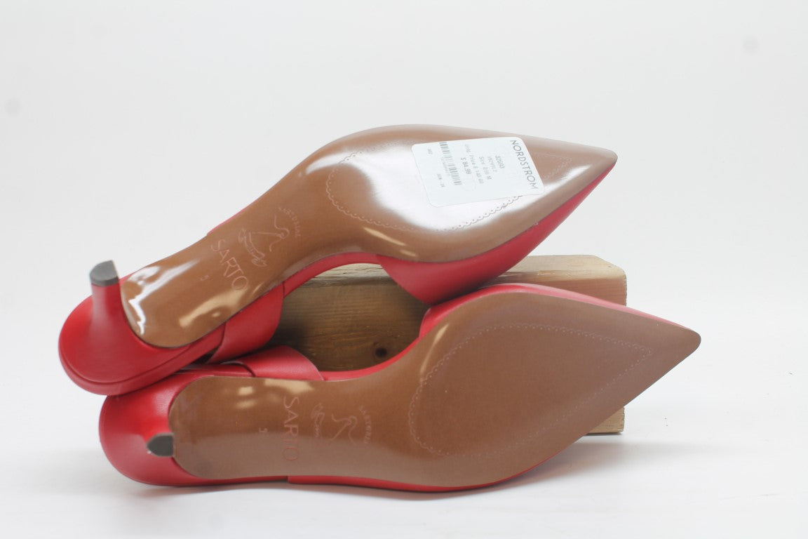 Franco Sarto Women's Kimberly Pointed Toe Slingback Pump Floor Sample