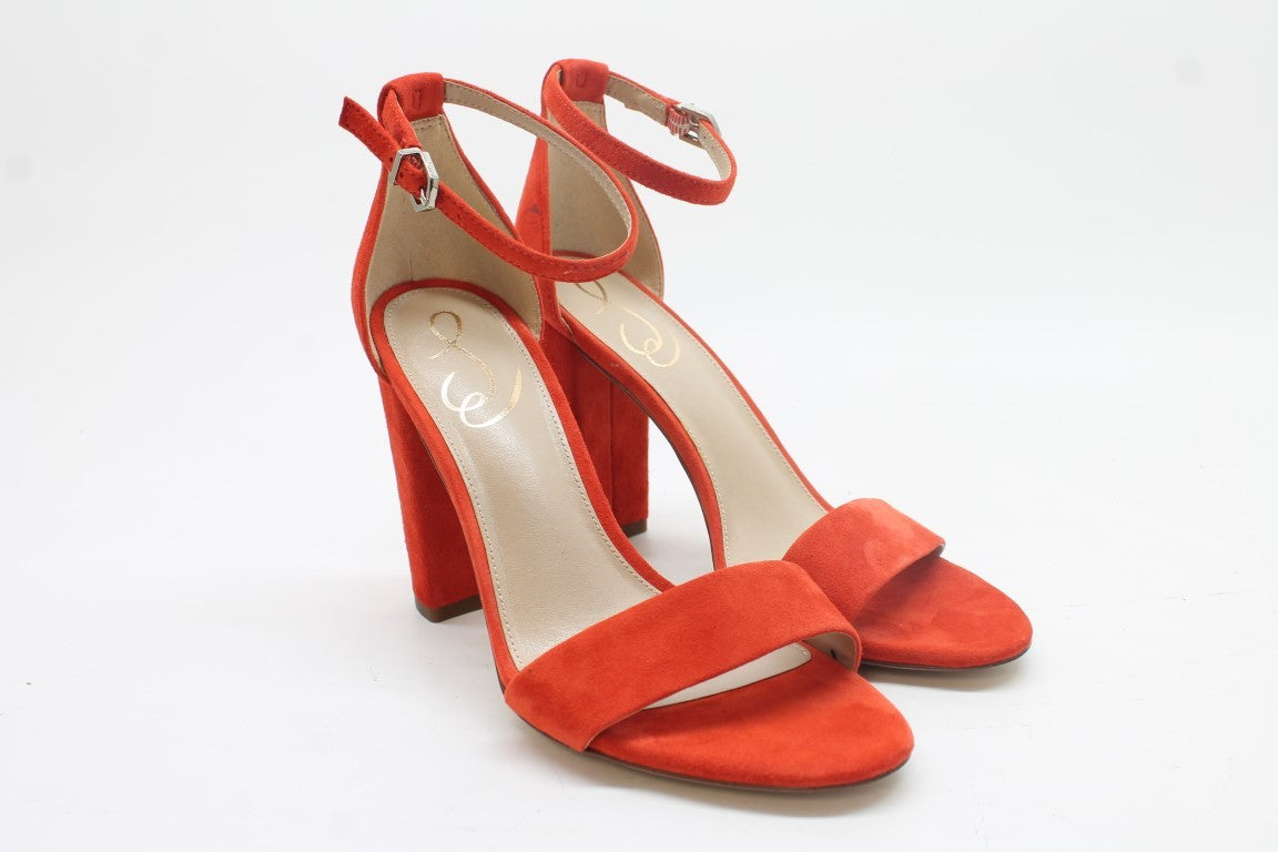 Bright Poppy Suede
