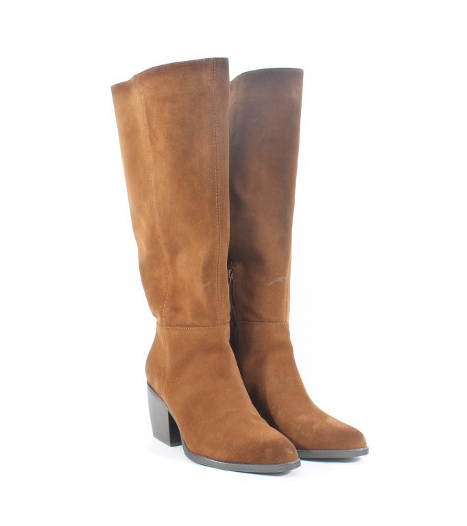 Saddle Tan Wide Calf