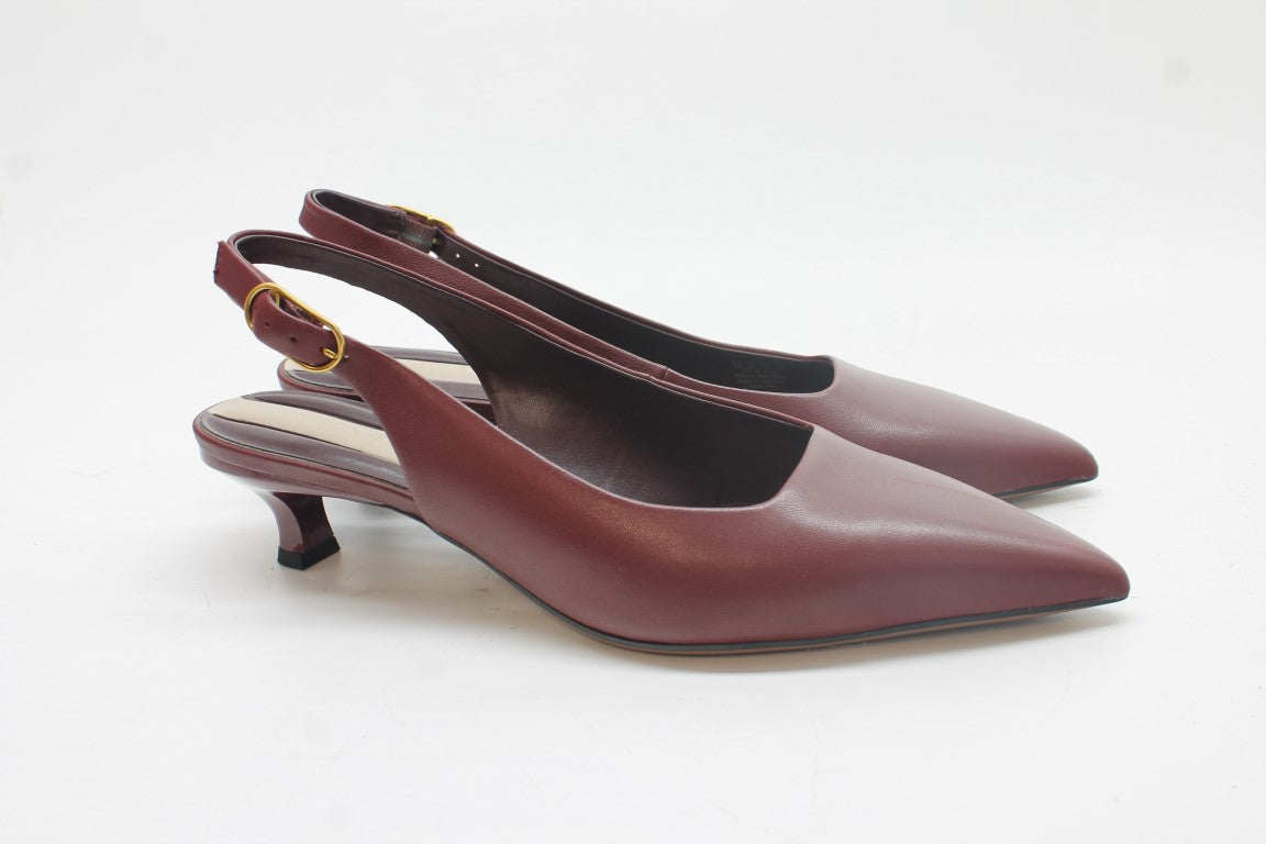 Franco Sarto Marlow Women's Slingback Kitten Heels Floor Sample
