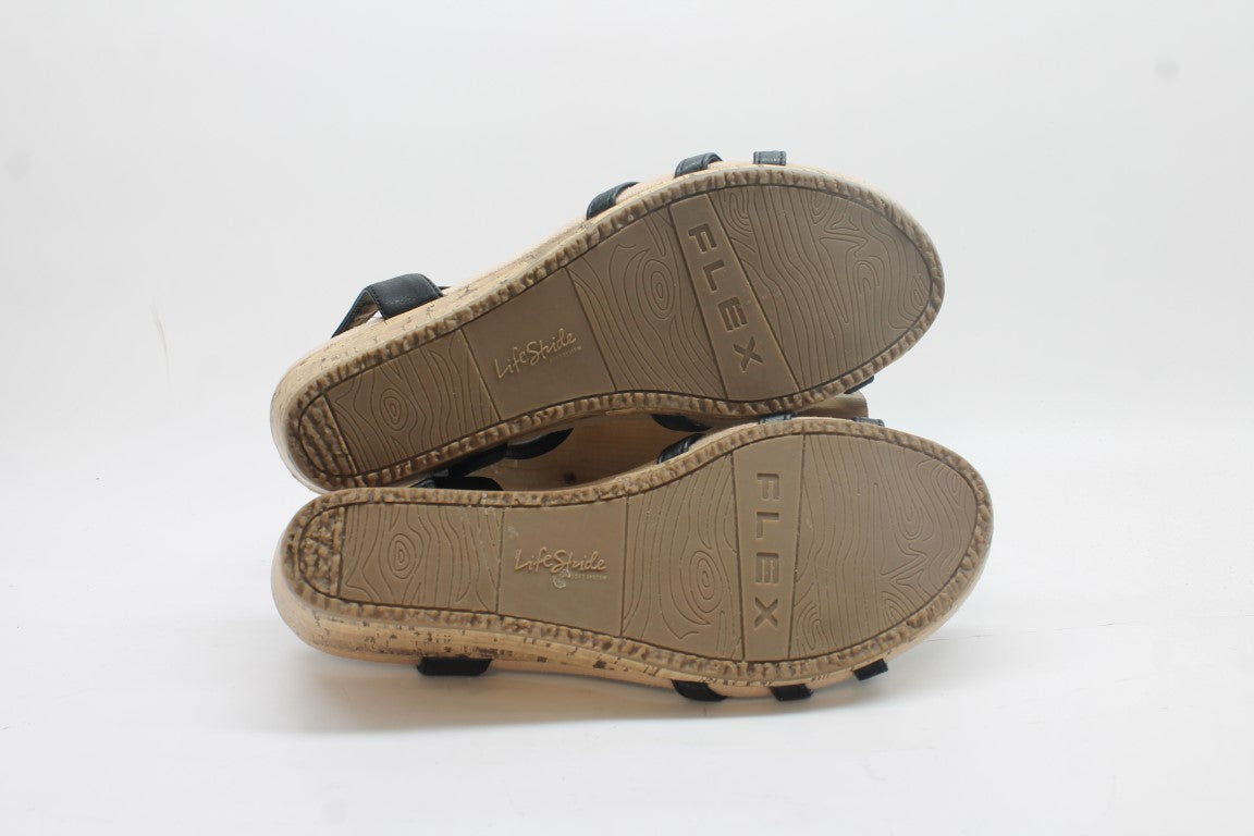 LifeStride Monaco 2 Women's Strappy Wedge Sandals Floor Sample