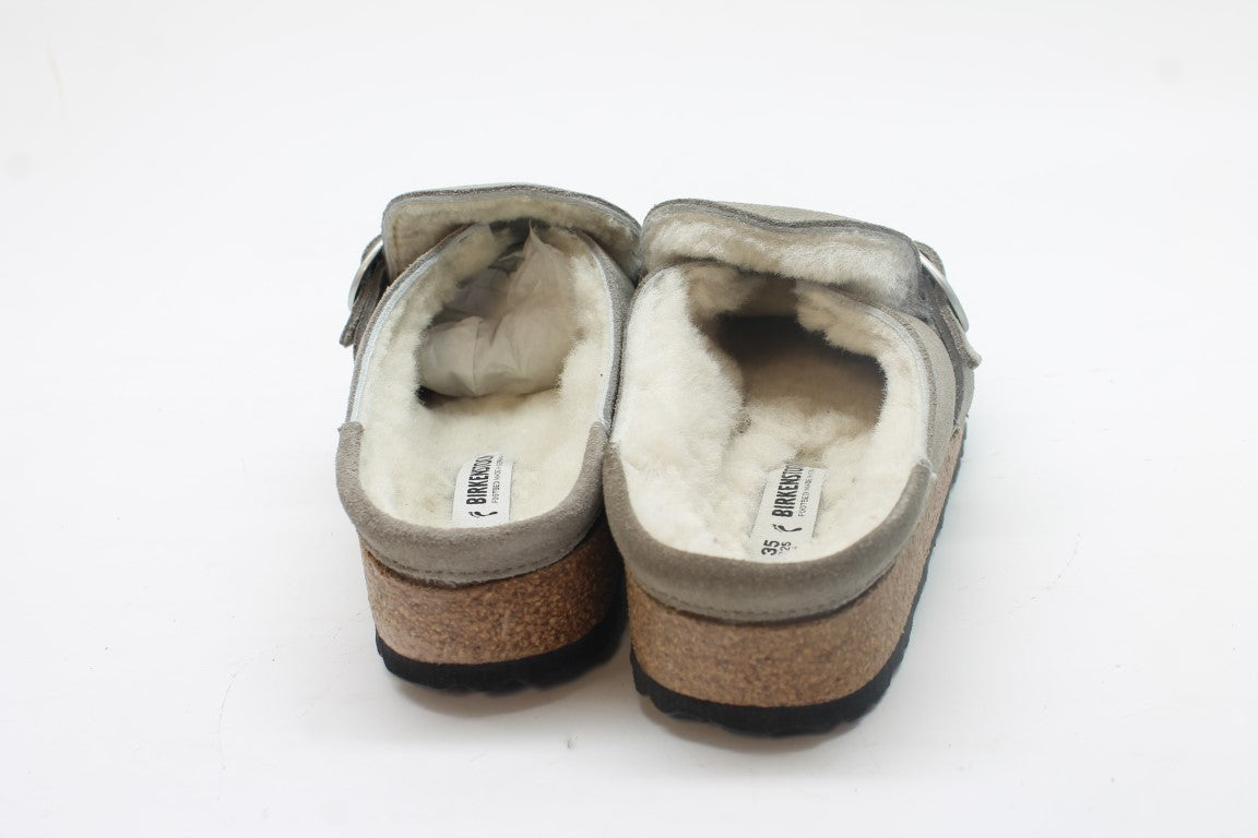 Birkenstock Women's Buckley Shearling Clogs Floor Sample