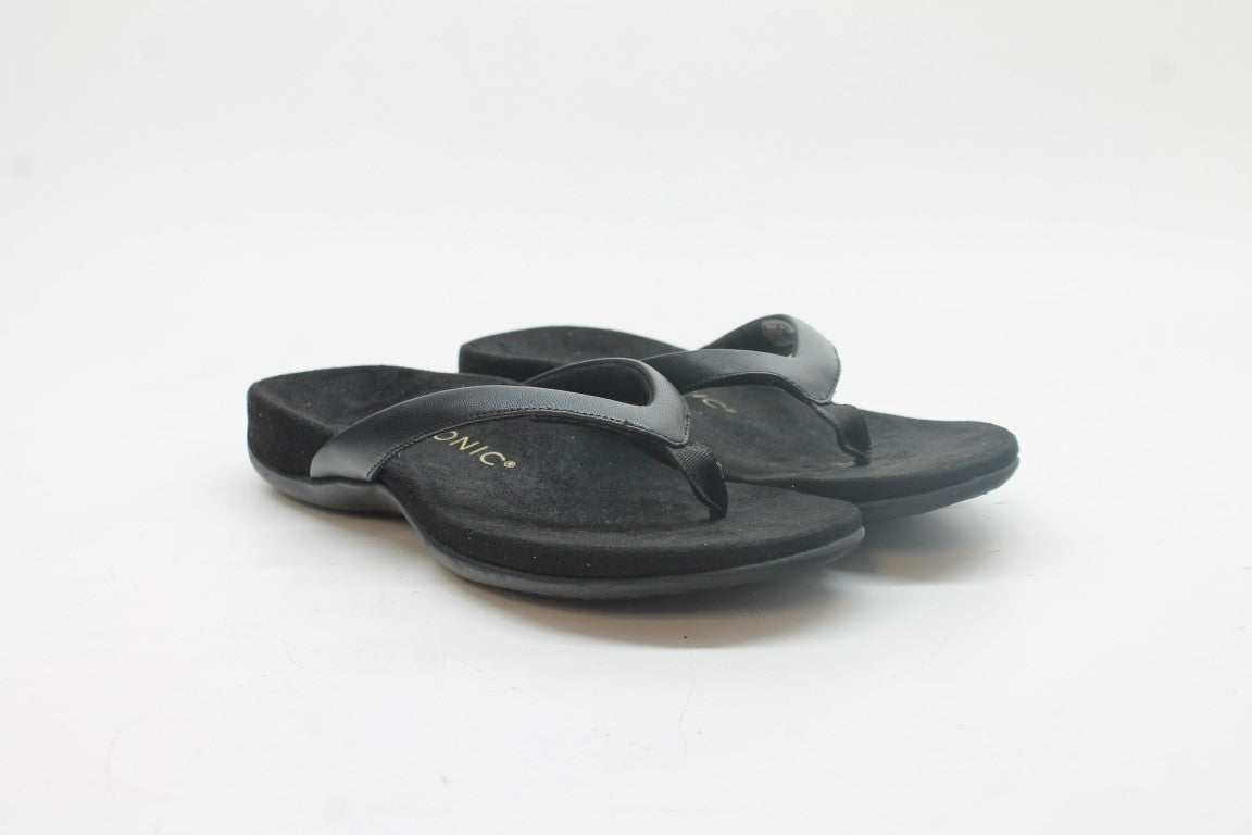 Black Smooth Leather