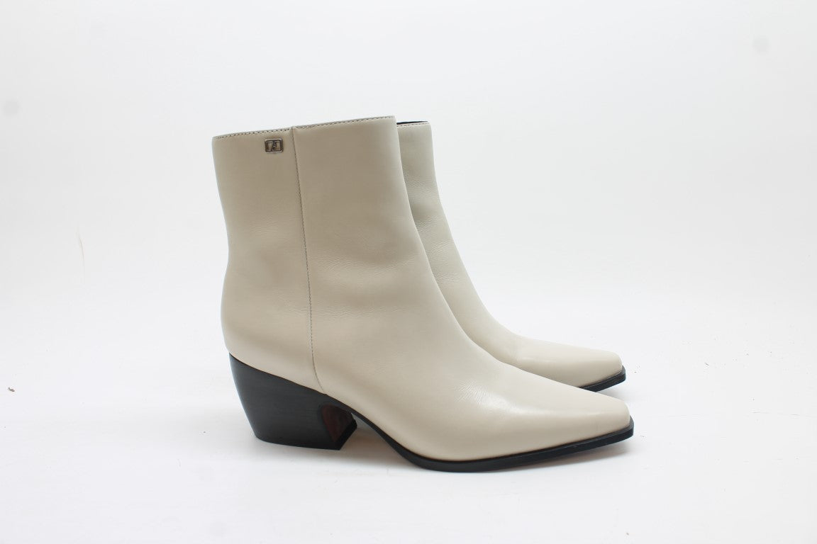 Franco Sarto Womens L-Vivian Pointed Toe Ankle Boots Floor Sample