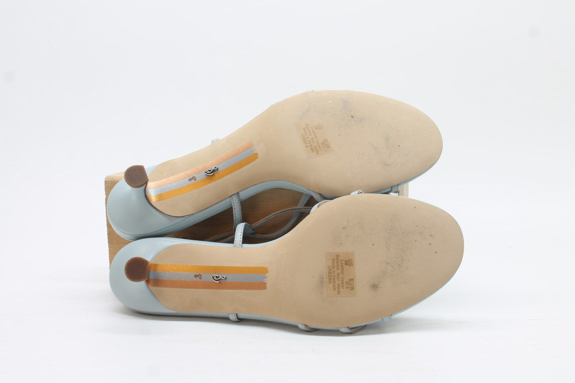 Sam Edelman Women's Cressa Strappy Kitten Heel Sandals Floor Sample