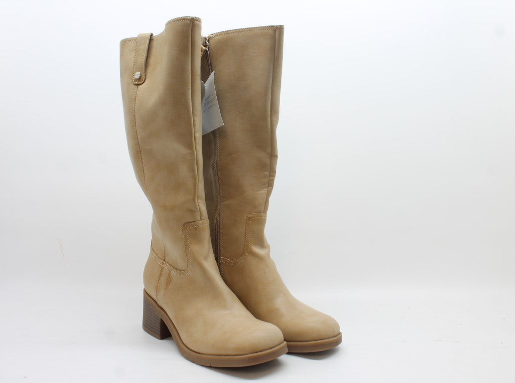 Warm Tan Wide Calf