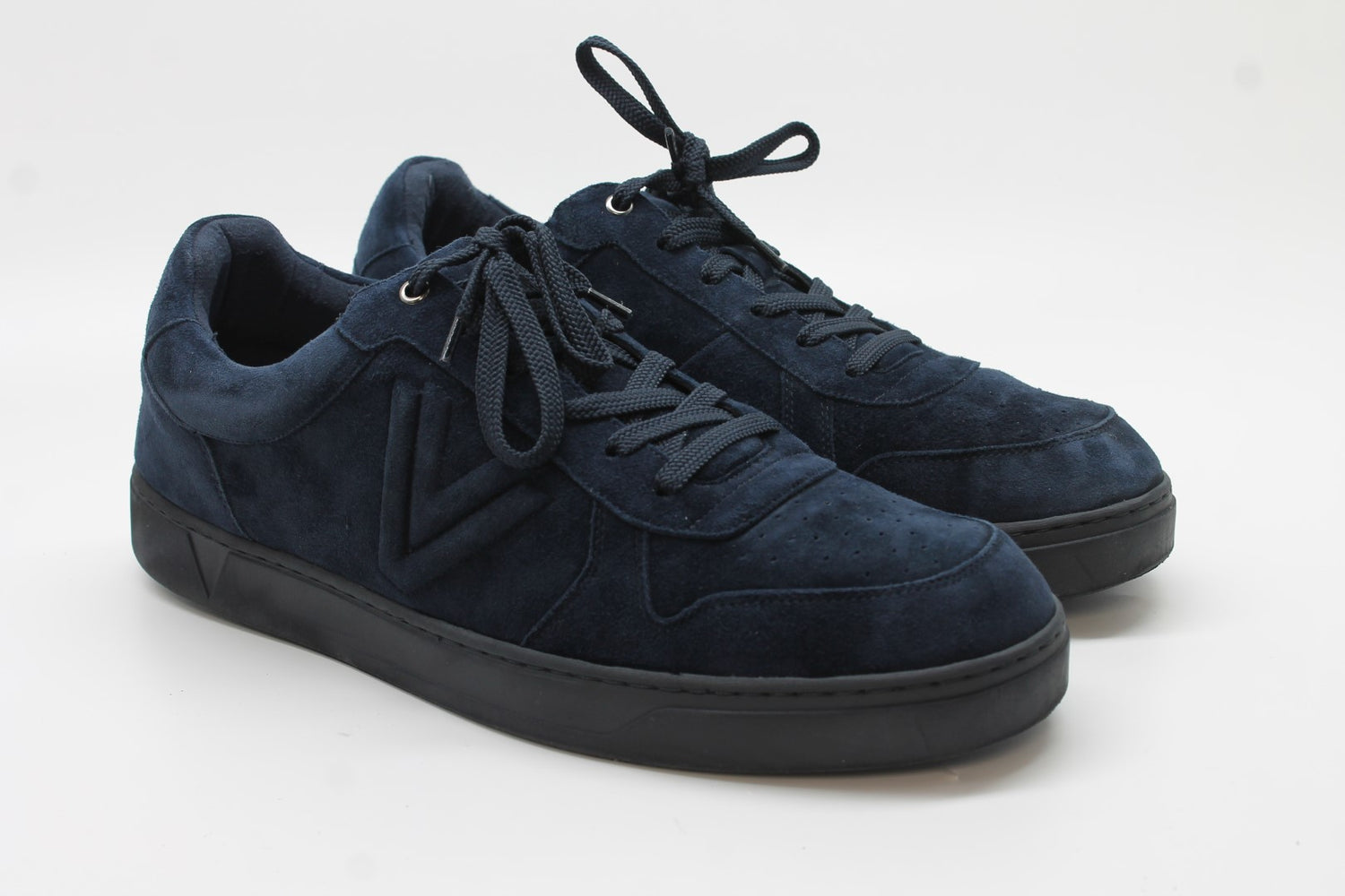 Navy Blazer Suede