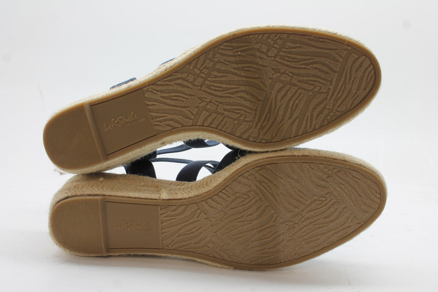 LifeStride Women's Kimball Espadrille Wedge Sandal Floor Sample