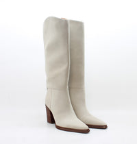 Wool White Suede