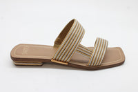 Franco Sarto Women's A-Emily 5 Flat Sandals Floor Sample