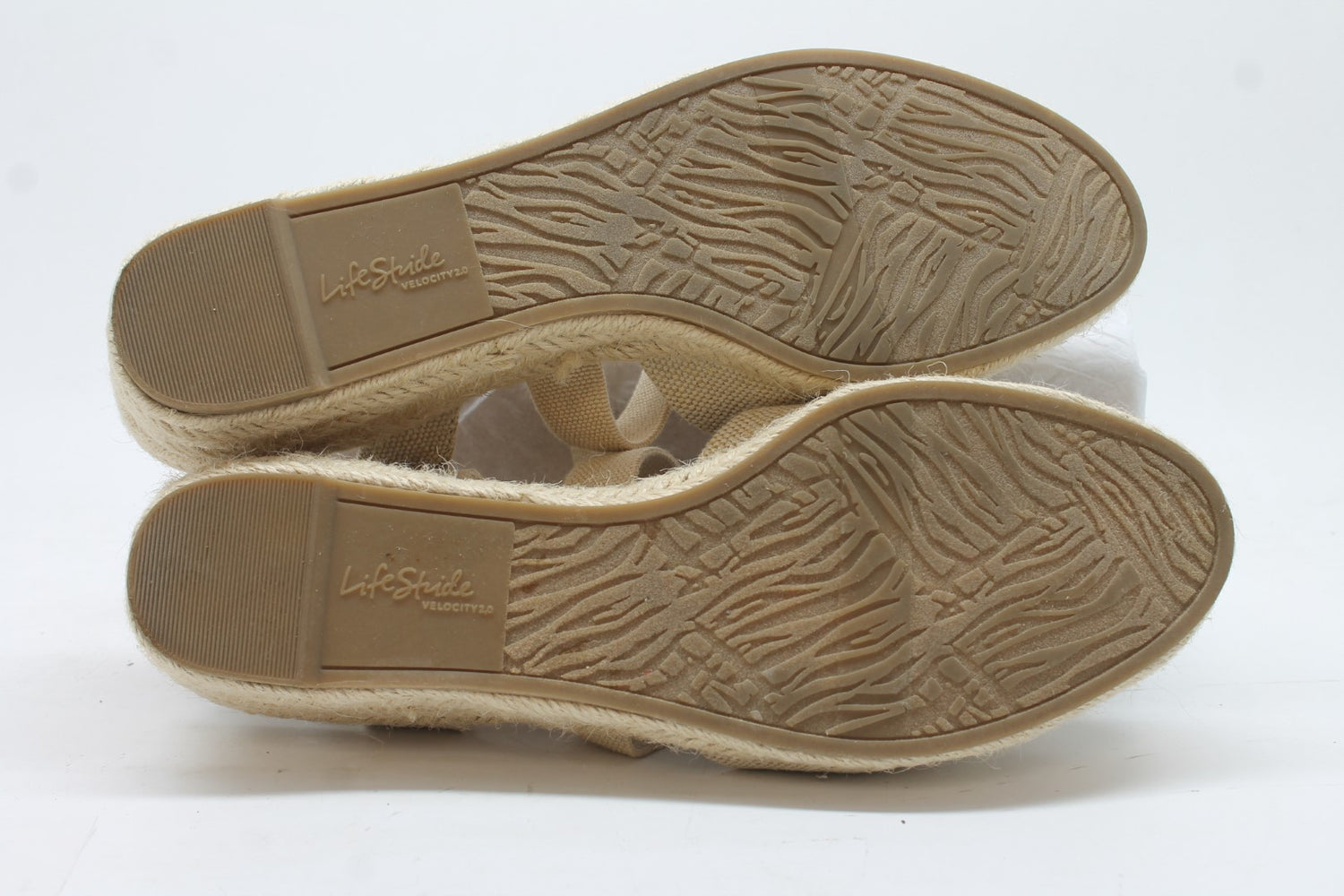 LifeStride Women's Kimball Espadrille Wedge Sandal Floor Sample