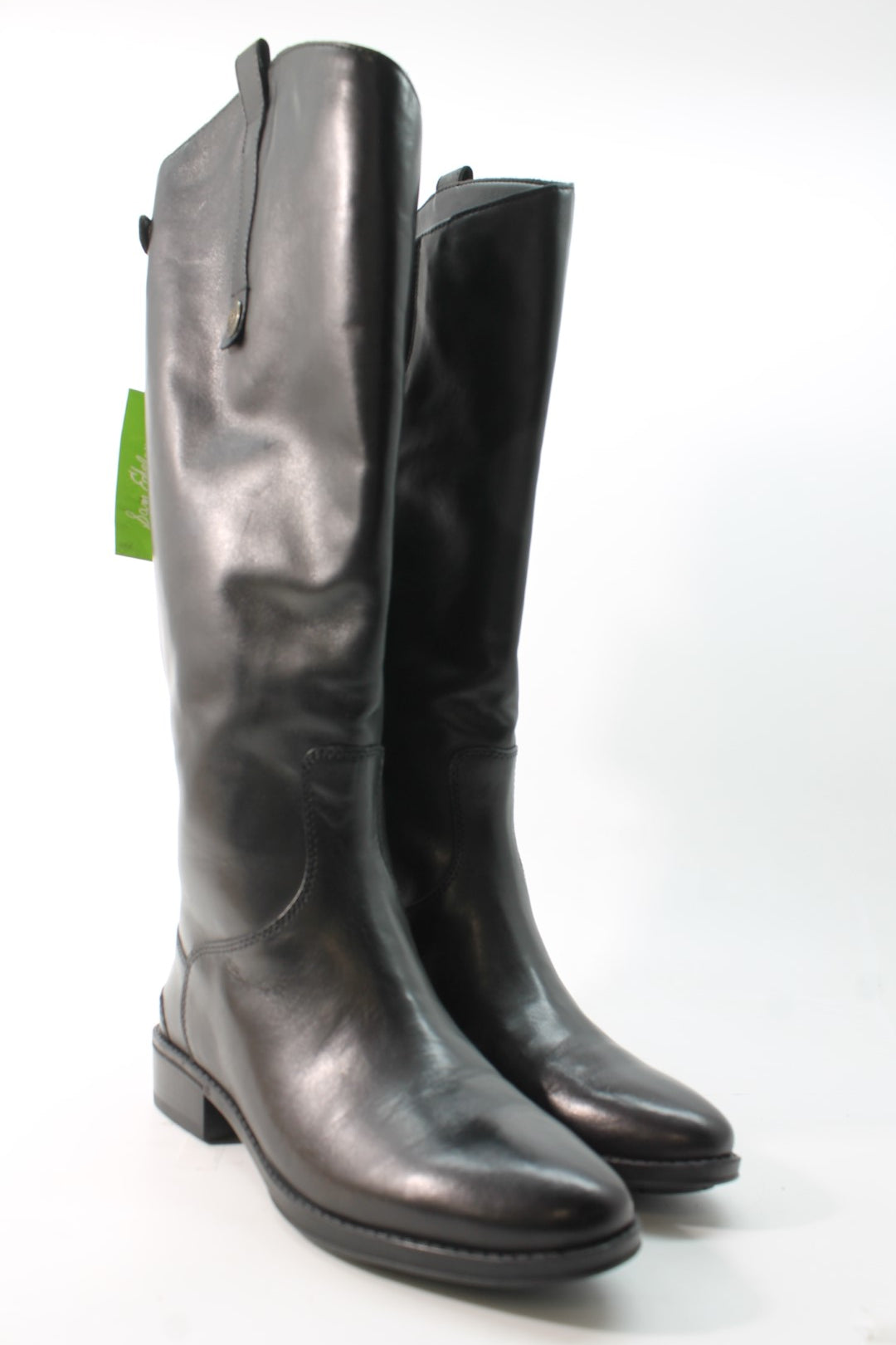 Black Leather Athletic Calf