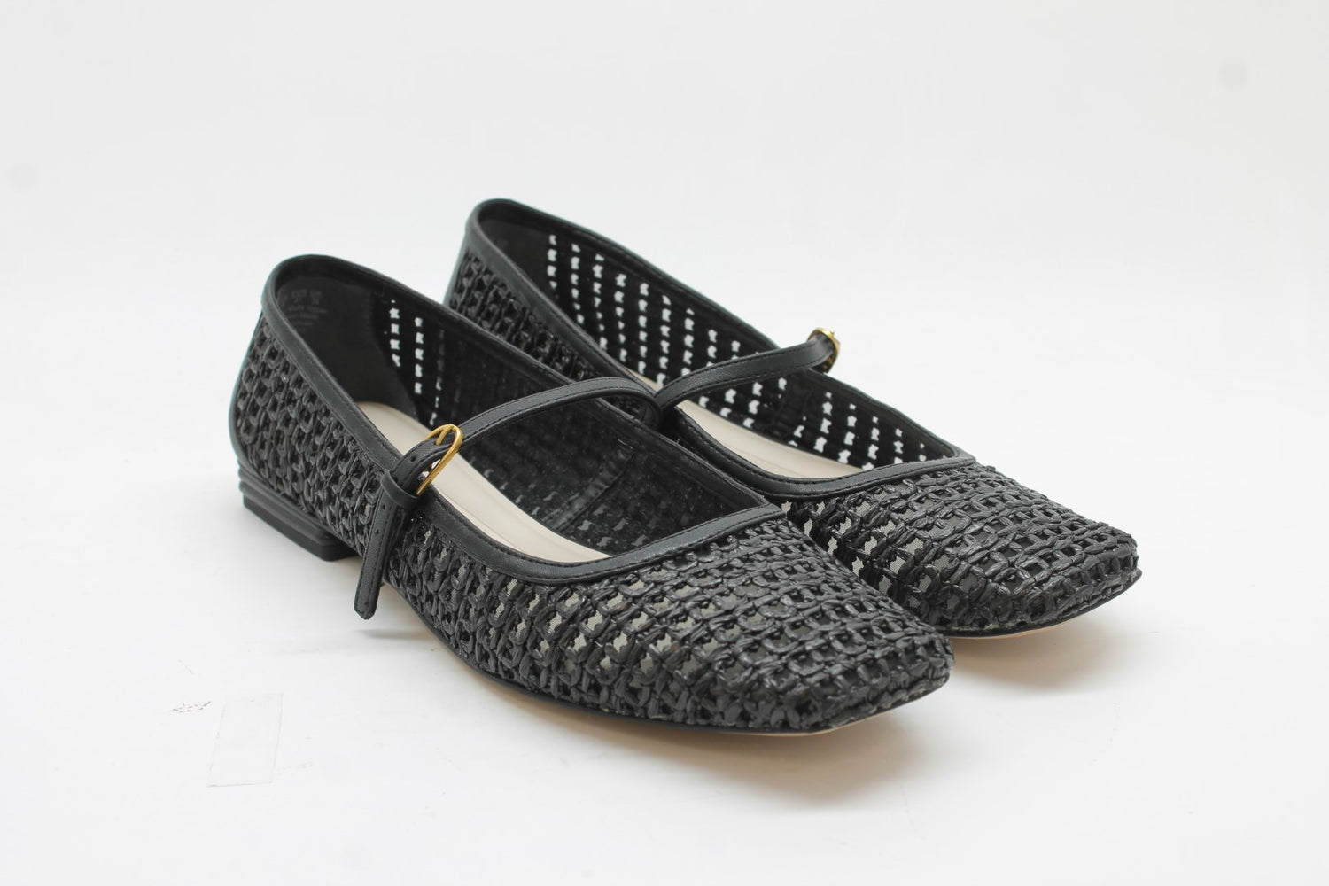 Black Open Weave