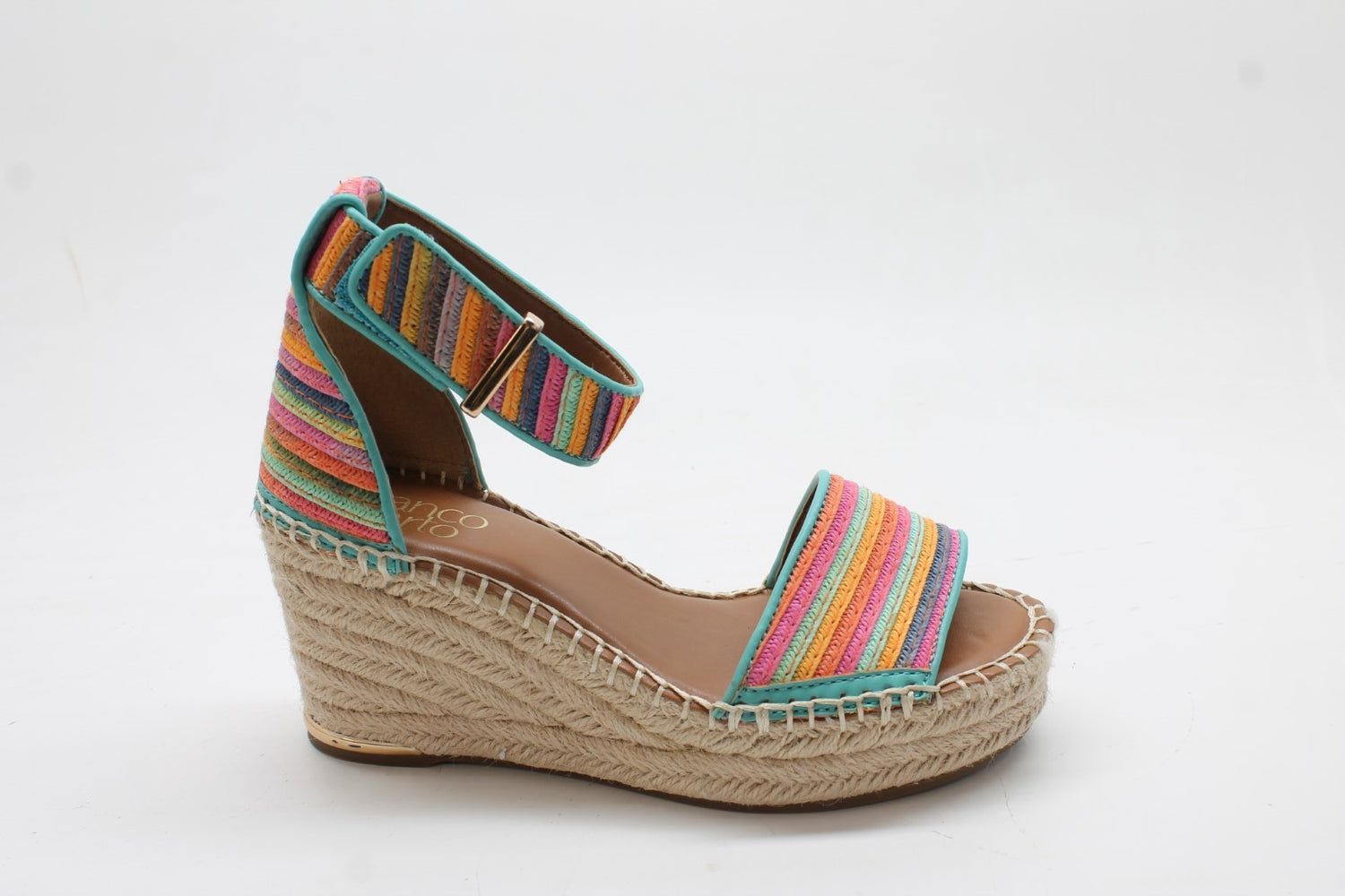 Franco Sarto L-Clemens Jute Wrapped Women's Sandals Floor Sample