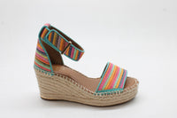 Franco Sarto L-Clemens Jute Wrapped Women's Sandals Floor Sample