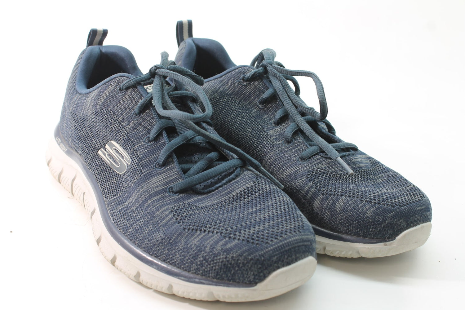 Navy Knit Gray