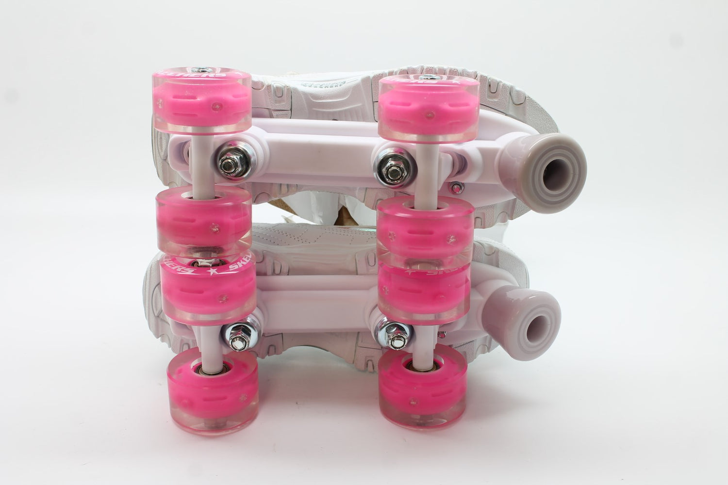 Skechers Girls 4 Wheeler Fly Cruiser Light Up Roller Skate Floor Sample