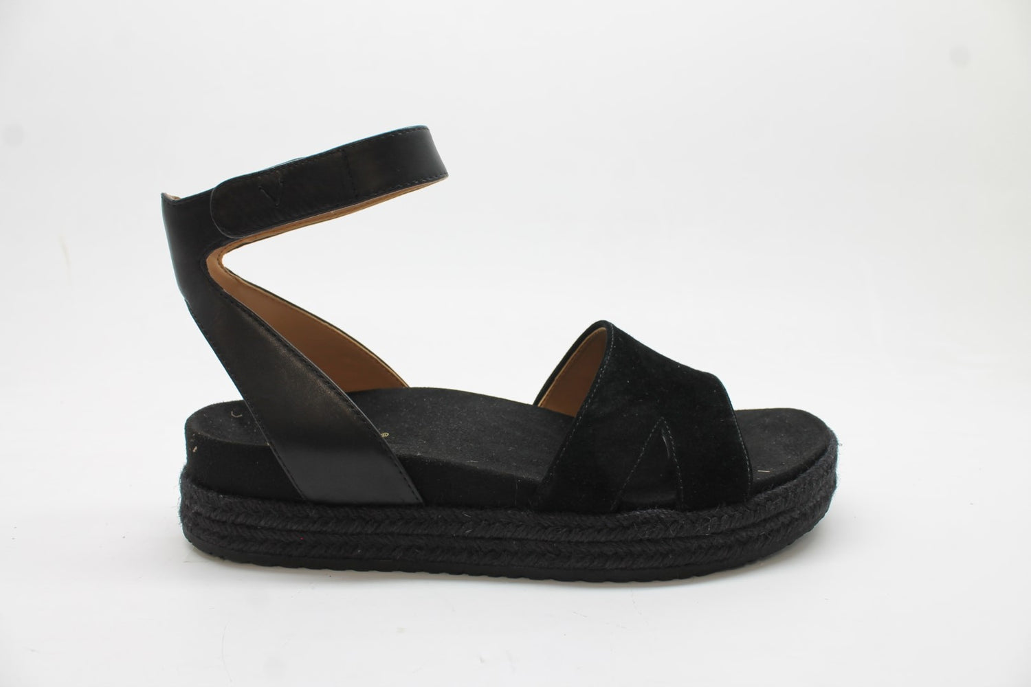 Vionic Women's Yucca Ankle Wrap Platform Espadrille Sandals Floor Sample
