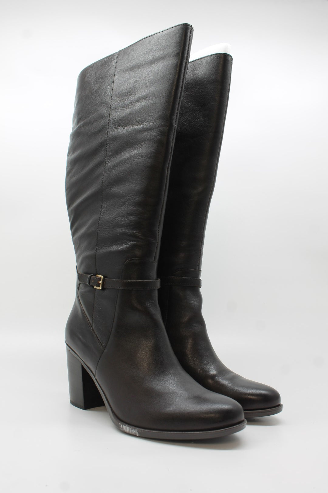 Dark Brown Extra Wide Calf