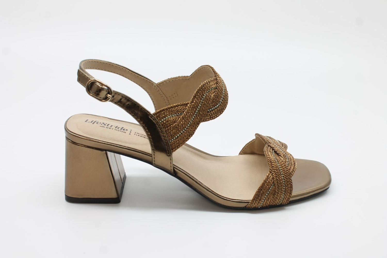 Lifestride Women's Charnelle Slingback Dress Sandal Floor Sandal