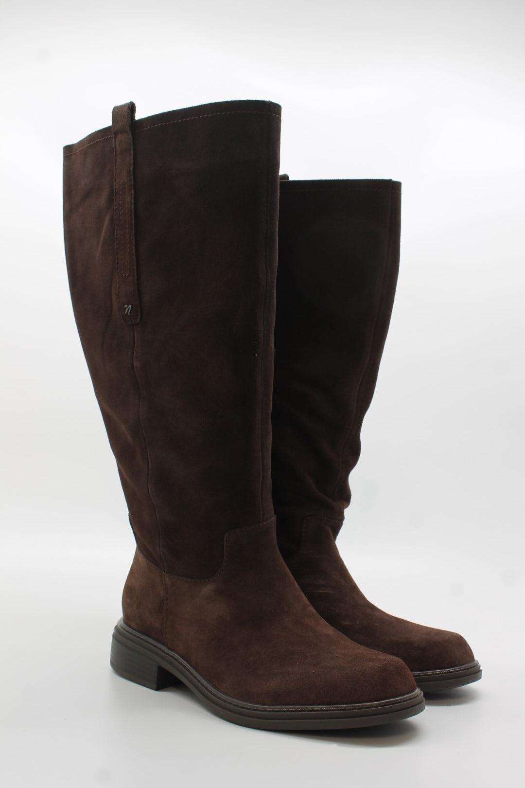 Chocolate Suede Extra Wide Calf