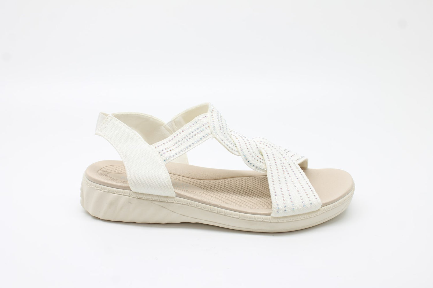 Bzees For Lifestride Women's Lilly Bright Strappy Sandal Floor Sample