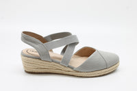 LifeStride Women's Kimball Espadrille Wedge Sandal Floor Sample