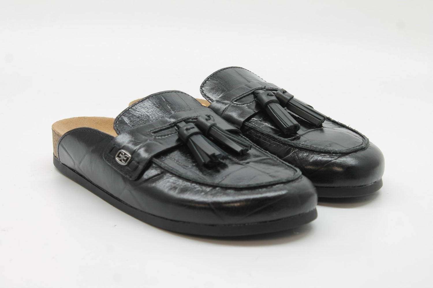Black Croc Print