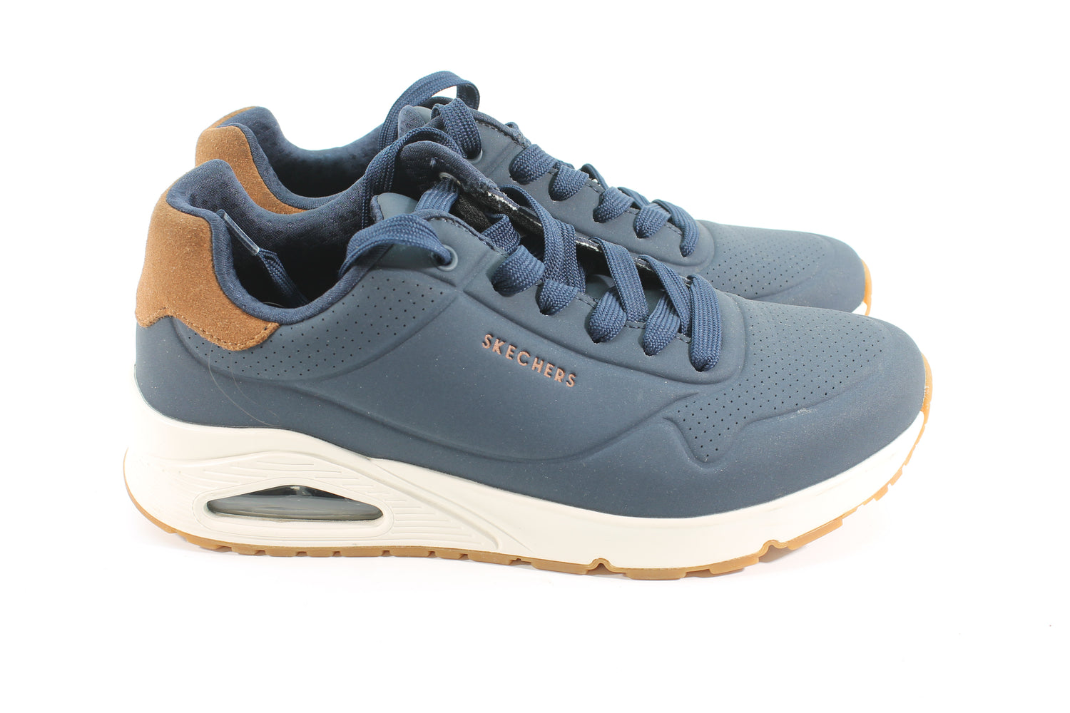 Skechers Men's Uno Suited On Air Sneakers Floor Sample