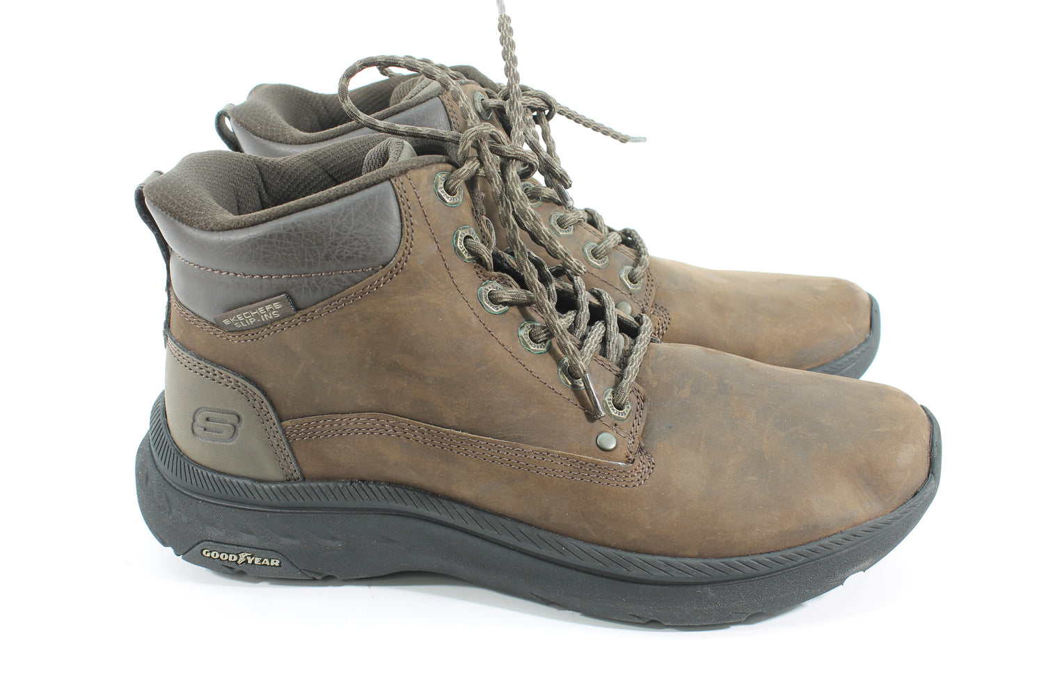 Skechers Men's Slip Ins Relaxed Fit Pollard Waylon Boot Floor Sample