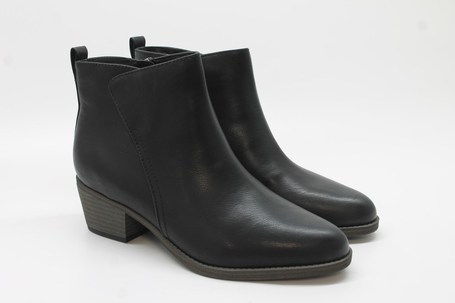 Black Faux Leather
