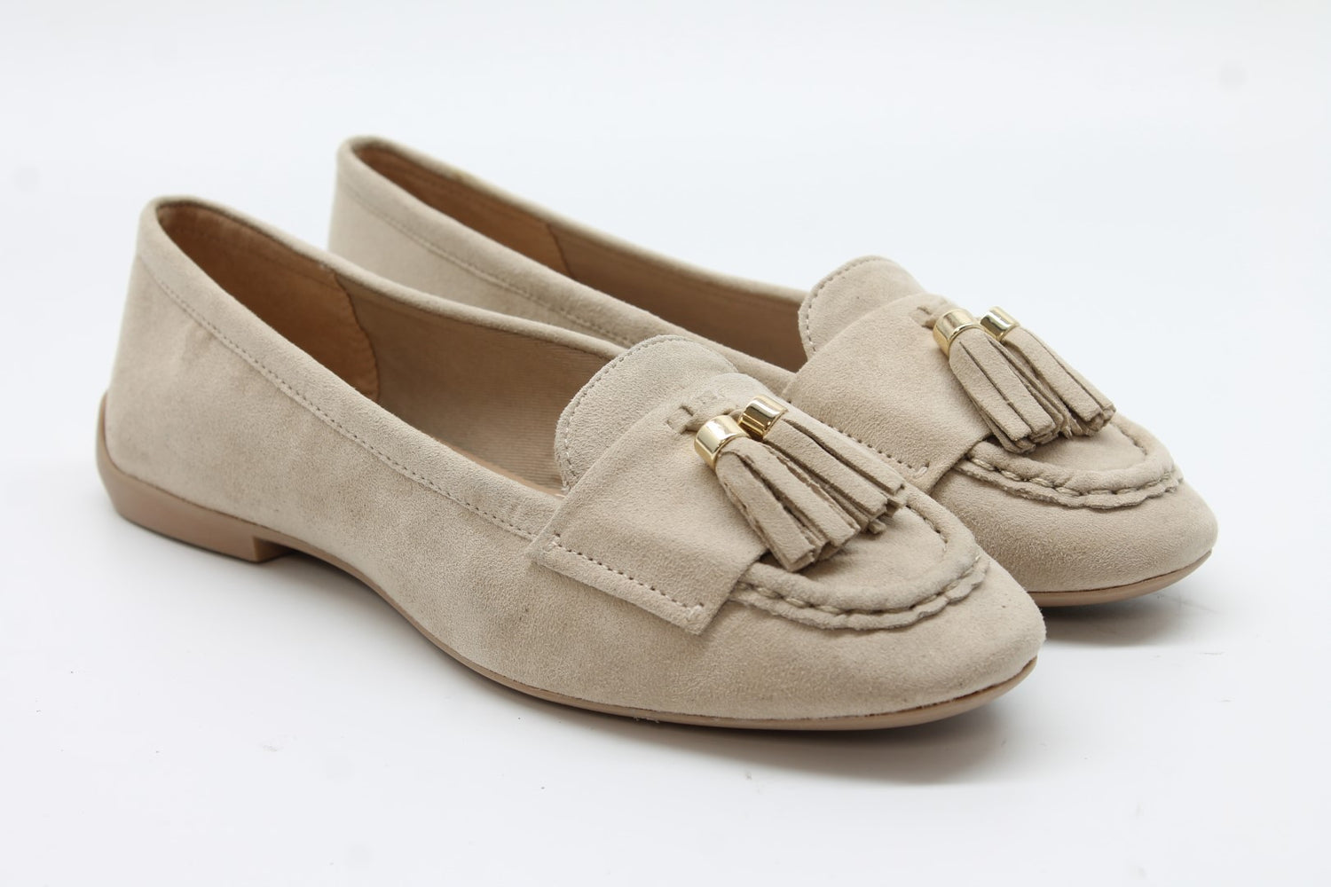 Beige Suede