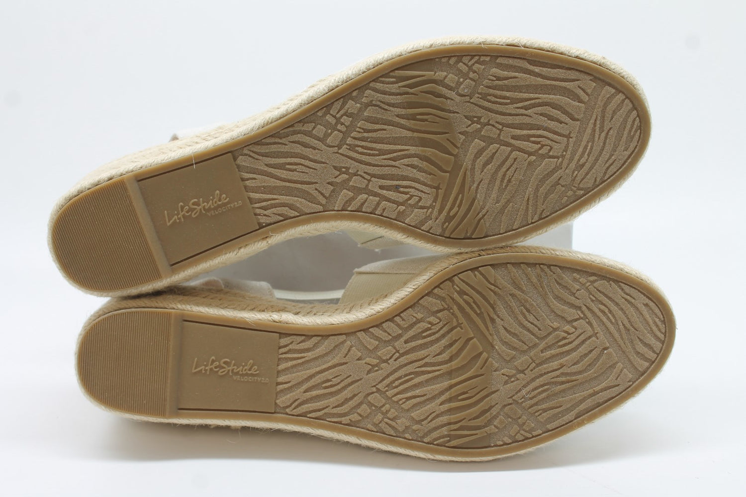 LifeStride Women's Kennedy Espadrille Wedge Sandals Floor Sample