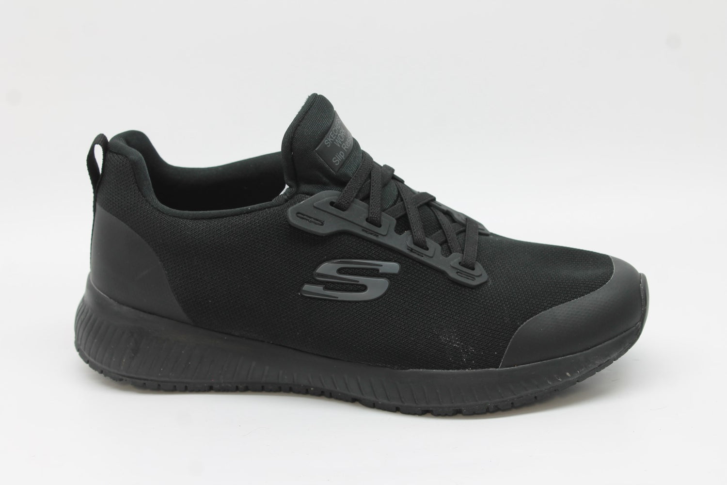 Skechers Women's Work Slip Resistant Relaxed Fit Squad Sneakers Floor Sample