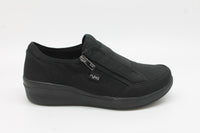 Ryka Women's Lounge Zip Slip On Sneakers Floor Sample