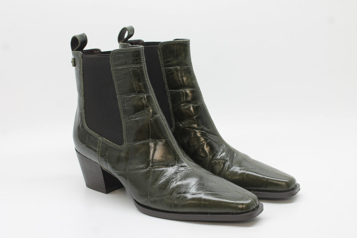 Deep Olive Croco