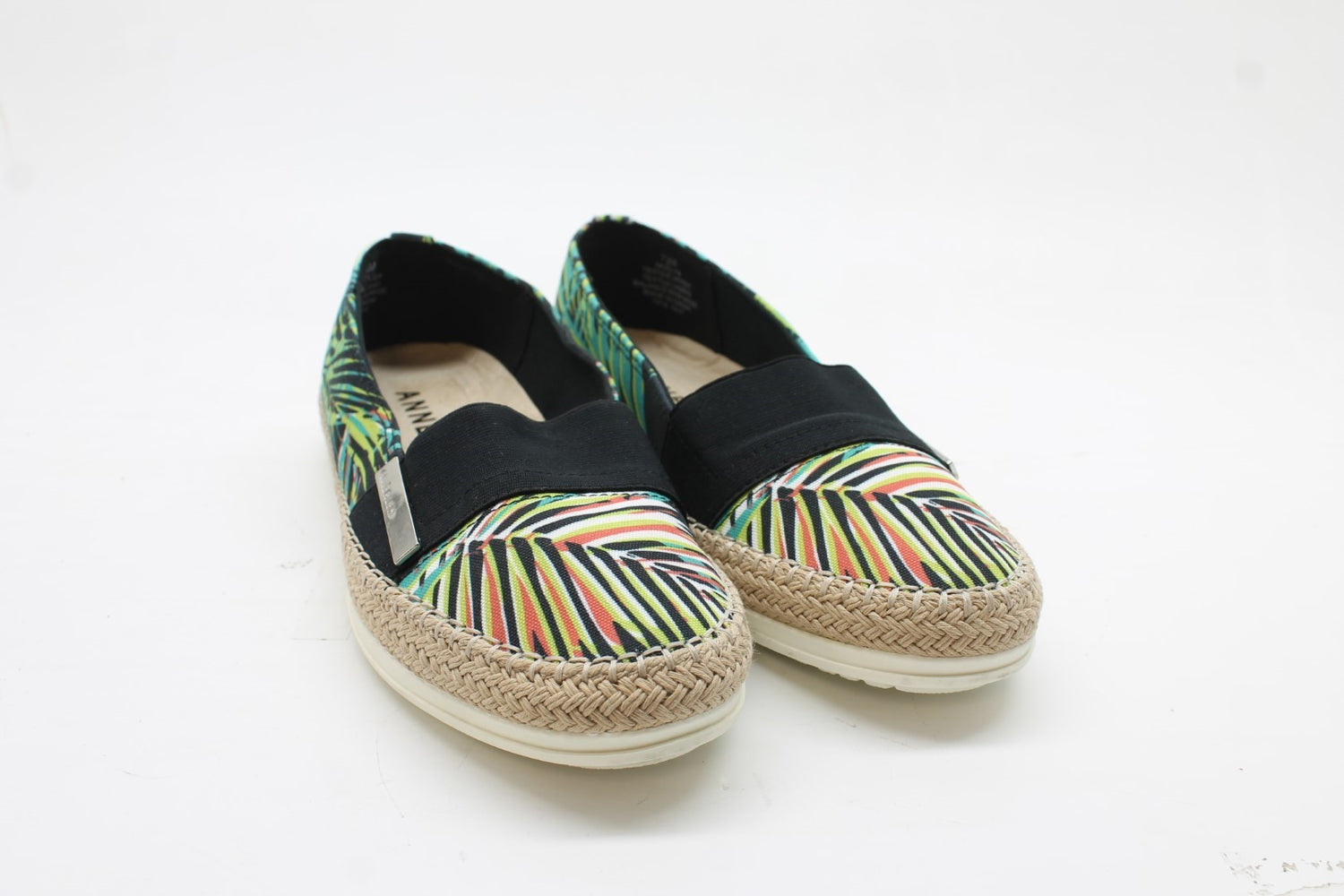 Black/Tropical Print